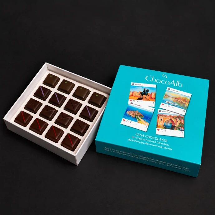 ChocoAlb Zana Balkan chocolate collection