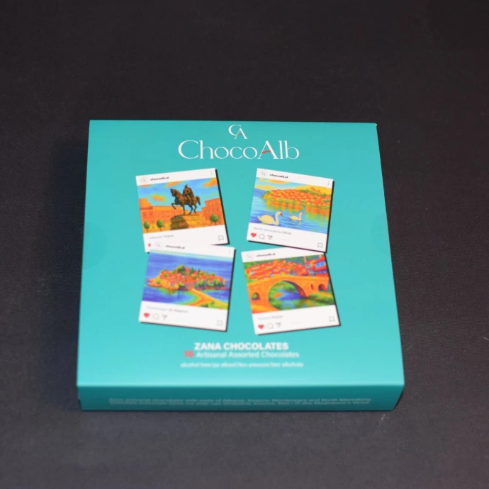 ChocoAlb Zana Balkan chocolate collection