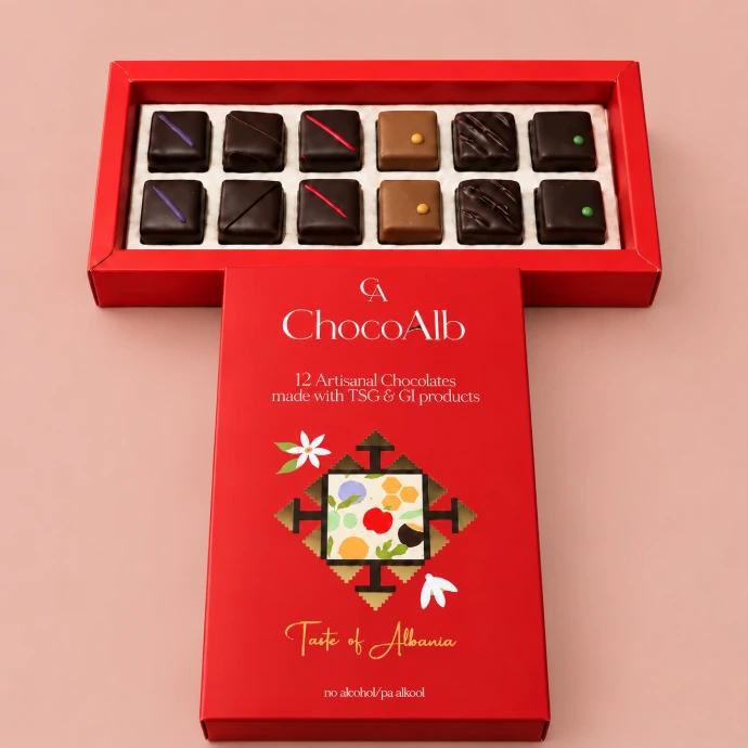Heritage Flavours of Albania chocolate collection