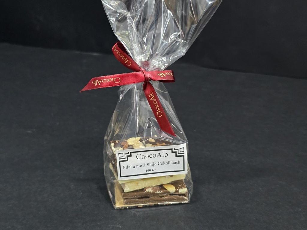 Pllaka Cokollatash me 3 Shije 100g