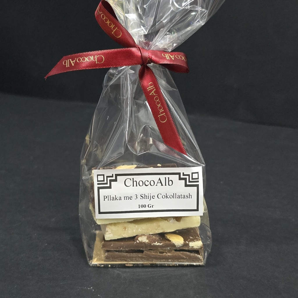 Pllaka Cokollatash me 3 Shije 100g