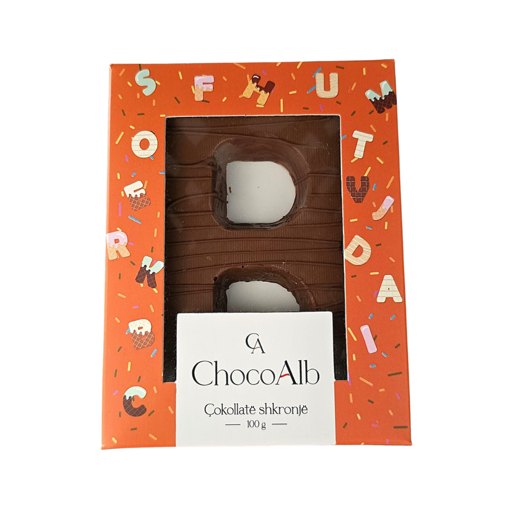 Chocolate Letter Box 100g – B