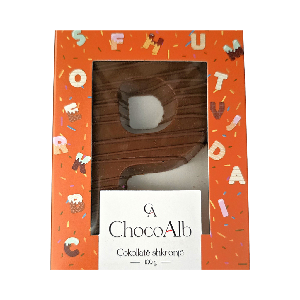Chocolate Letter Box 100g – P