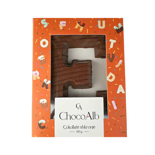 [A175] Chocolate Letter Box 100g – E