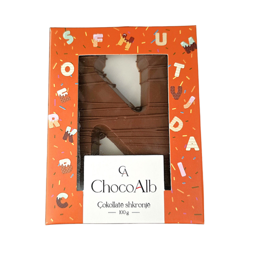 [A184] Chocolate Letter Box 100g – N