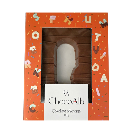 [A187] Kutia Cokollate Shkronje 100g – Q
